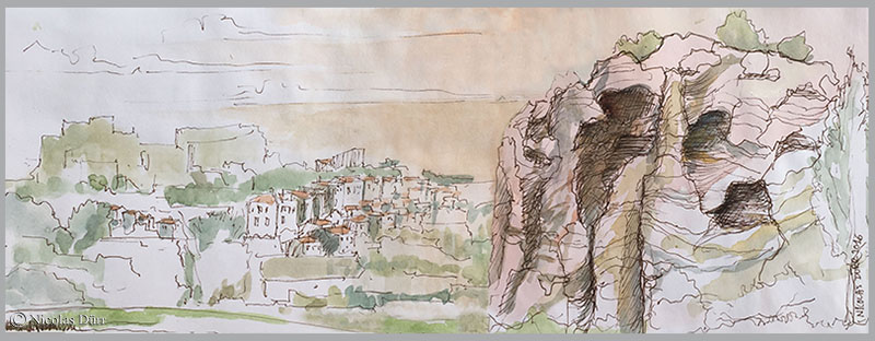 Randonnées graphiques en Provence au printemps&nbsp;2016