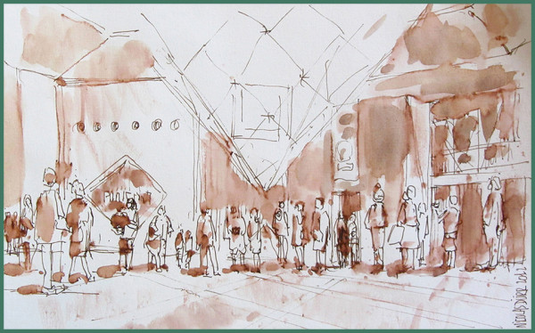 Randonnée graphique diurne au Louvre, février&nbsp;2012