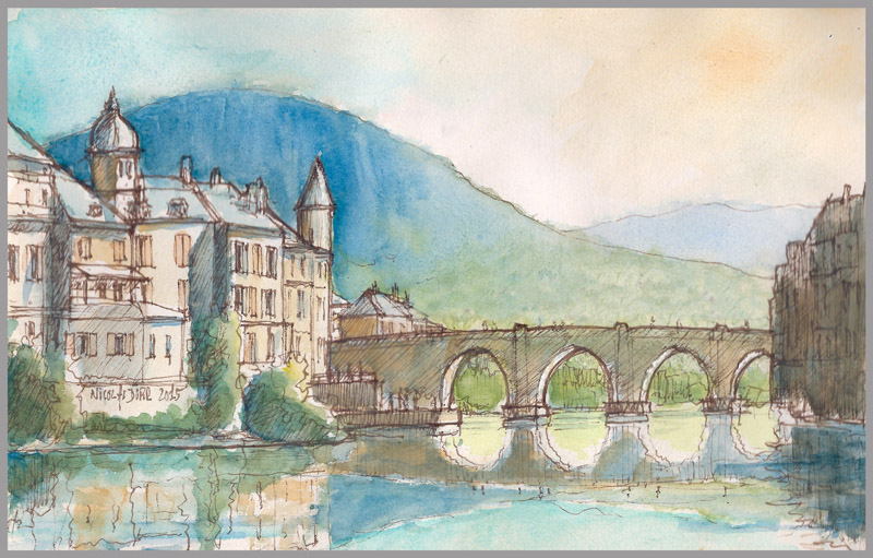 Randonnées graphiques en Aveyron en 2012 et&nbsp;2015