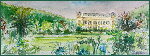 Randonnée graphique à la ménagerie du Jardin des Plantes en juin&nbsp;2012