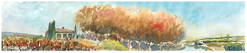 Le Canal du Midi : randonnées graphiques en automne,&nbsp;2016