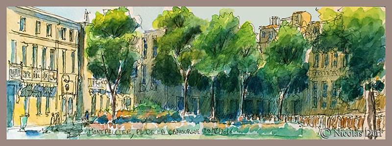 Sortie &laquo;&nbsp;randocroquis&nbsp;&raquo; sur Montpellier le 29 mai&nbsp;2016
