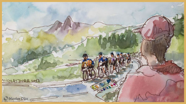 Le jour ou le Tour de France est passé sous mon balcon, juillet&nbsp;2017