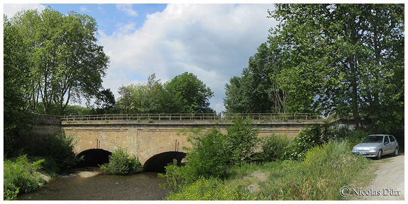 Le Canal du Midi en automne : sur l&rsquo;aqueduc de l&rsquo;Orbiel, novembre&nbsp;2017
