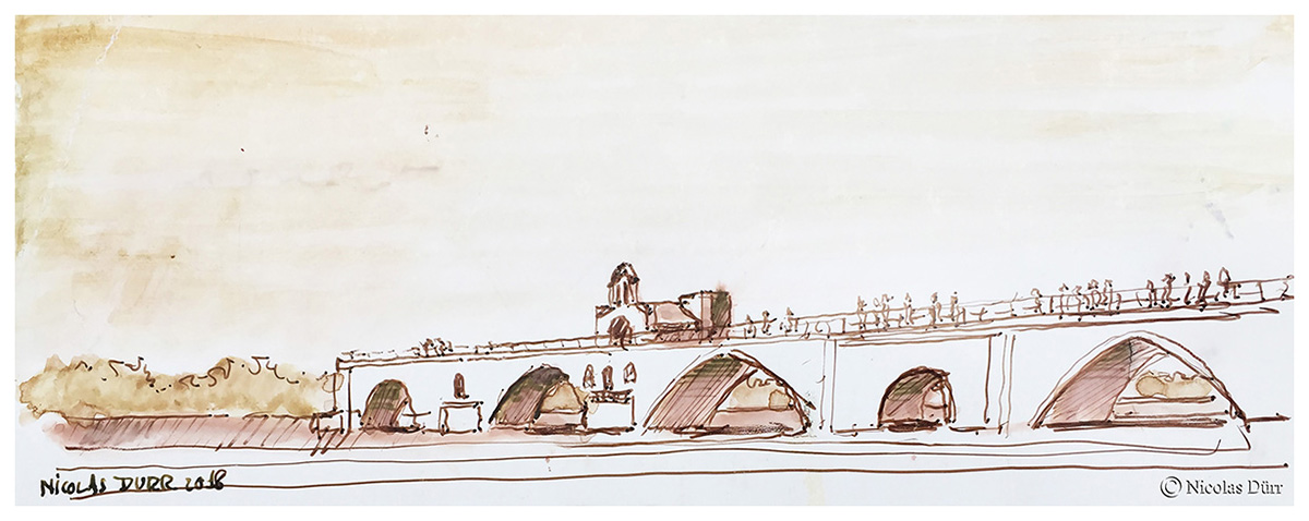 Le pont d&rsquo;Avignon, tel qu&rsquo;il est, tel qu&rsquo;il fut, et le Palais des&nbsp;Papes