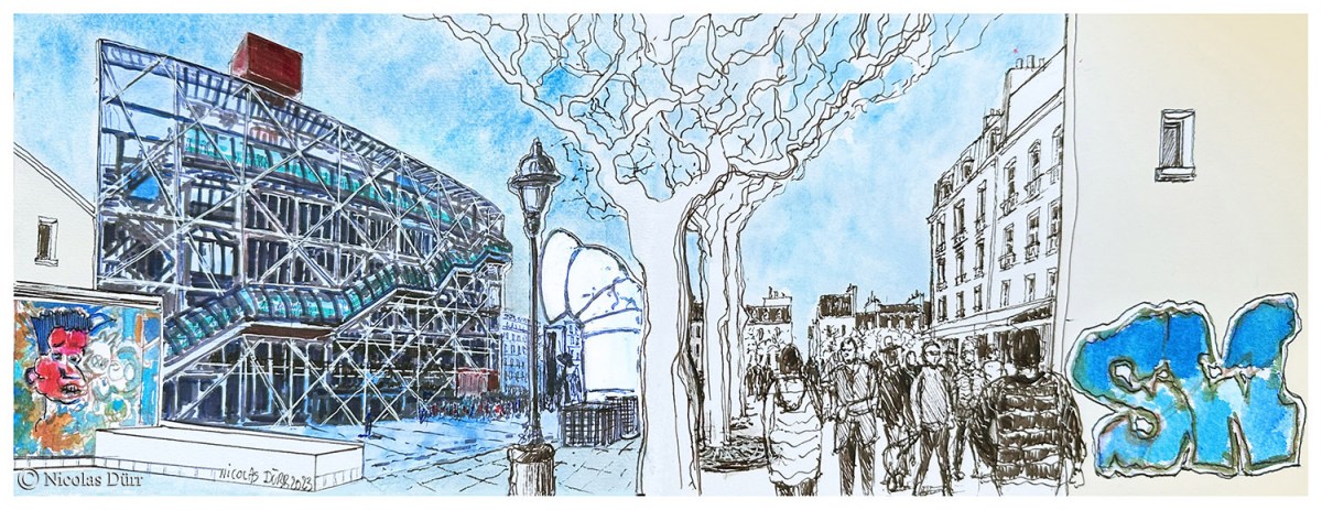 Sortie dans le quartier Beaubourg&nbsp;(2023)