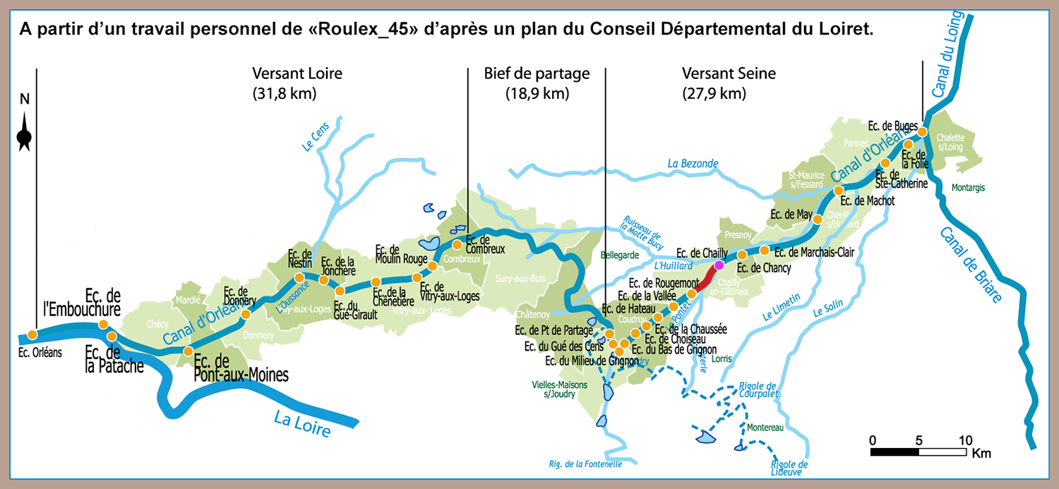 Tout ce qui peut renseigner sur le Canal d'Orléans.